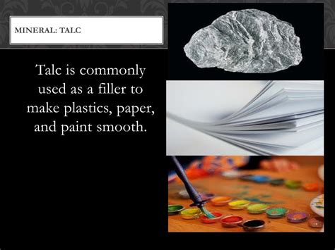  Talc - The Marvelous Mineral for Plastics and Paints!